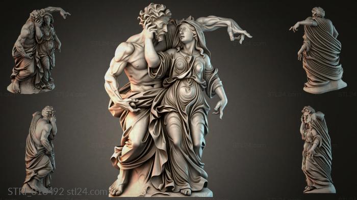 Статуэтки разные (STRI_018492) 3D модель для ЧПУ станка