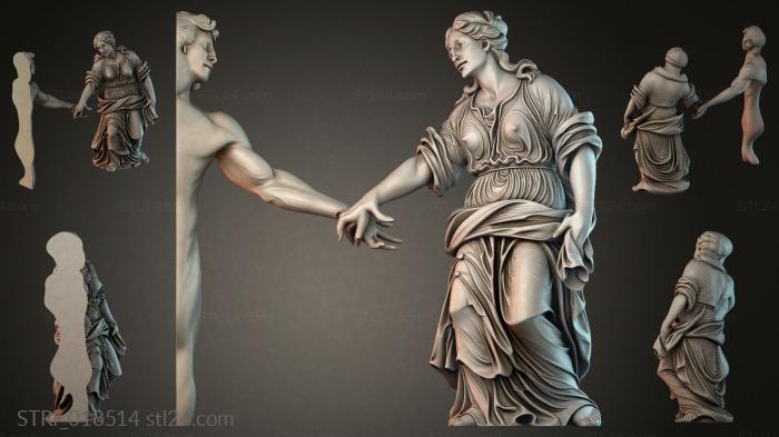 Статуэтки разные (STRI_018514) 3D модель для ЧПУ станка