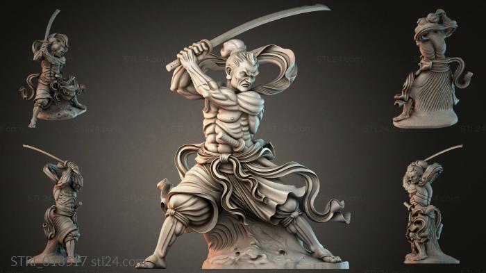 Статуэтки разные (STRI_018517) 3D модель для ЧПУ станка