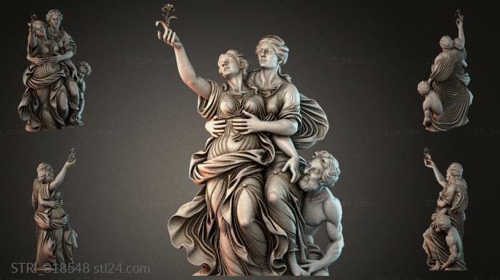 Статуэтки разные (STRI_018548) 3D модель для ЧПУ станка