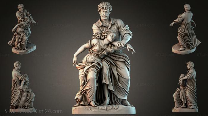 Статуэтки разные (STRI_018620) 3D модель для ЧПУ станка