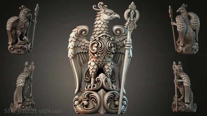 Статуэтки разные (STRI_018631) 3D модель для ЧПУ станка
