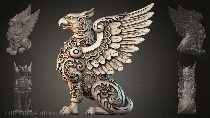 Статуэтки разные (STRI_018684) 3D модель для ЧПУ станка