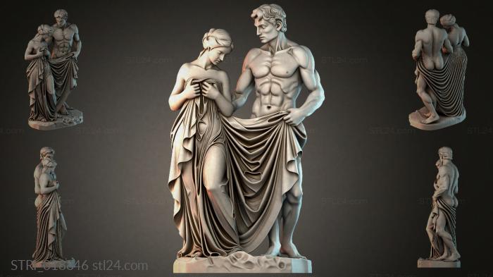 Статуэтки разные (STRI_018846) 3D модель для ЧПУ станка