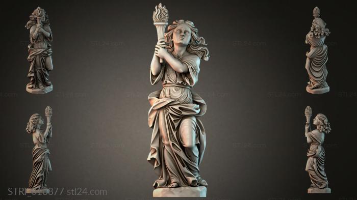 Статуэтки разные (STRI_018877) 3D модель для ЧПУ станка