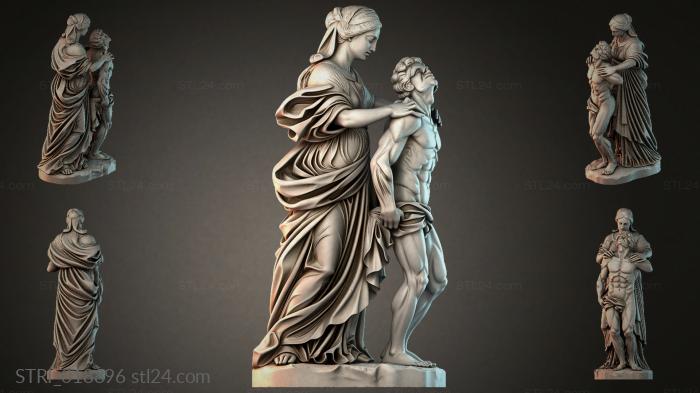 Статуэтки разные (STRI_018896) 3D модель для ЧПУ станка