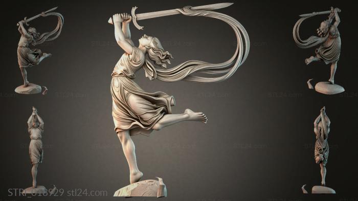 Статуэтки разные (STRI_018929) 3D модель для ЧПУ станка