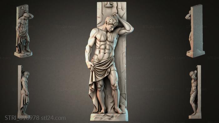 Статуэтки разные (STRI_018978) 3D модель для ЧПУ станка