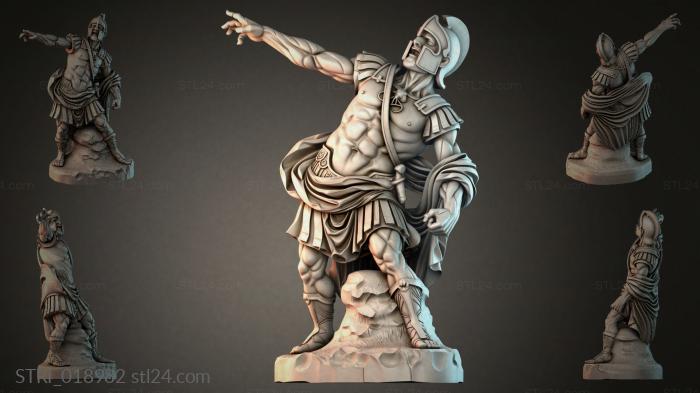 Статуэтки разные (STRI_018982) 3D модель для ЧПУ станка