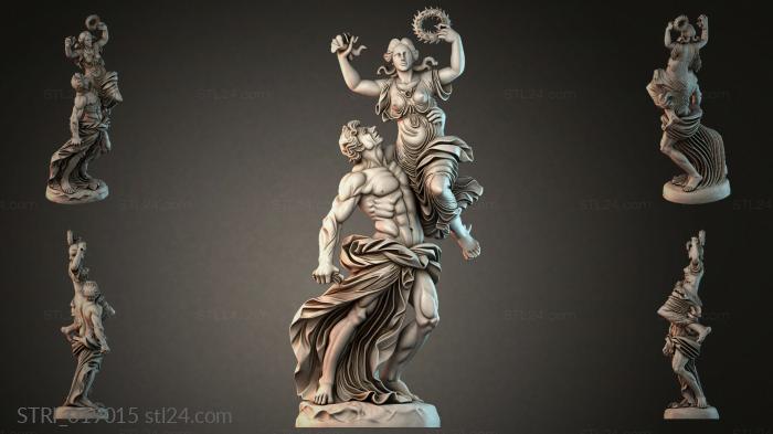 Статуэтки разные (STRI_019015) 3D модель для ЧПУ станка