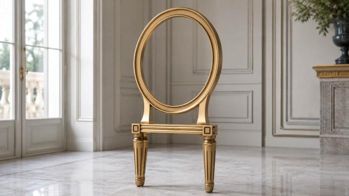 Chair (Round-backed chair in Louis XVI style, STUL_0118) 3D models for cnc