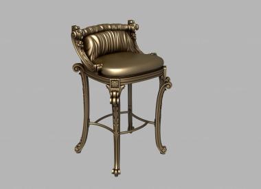 Chair (Italian style chair, STUL_0136) 3D models for cnc