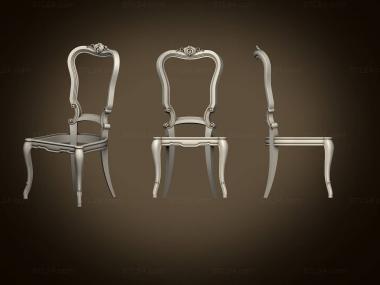 Chair (Classic chair, STUL_0150) 3D models for cnc