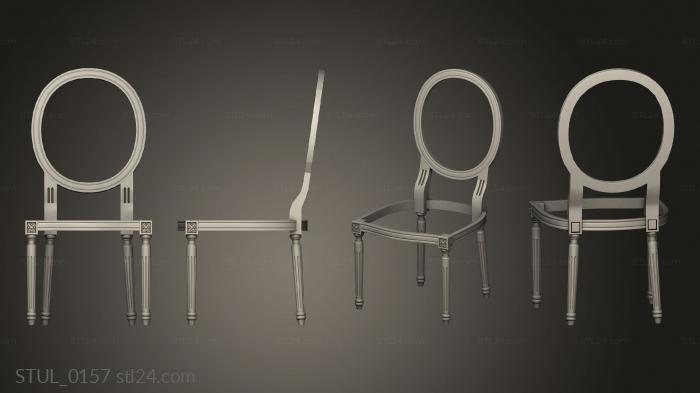 Chair (Italian classic chair, STUL_0157) 3D models for cnc