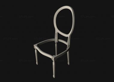 Chair (Italian classic chair, STUL_0157) 3D models for cnc