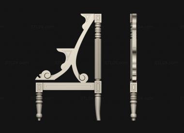 Chair (Ladder chair, STUL_0162) 3D models for cnc