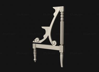 Chair (Ladder chair, STUL_0162) 3D models for cnc