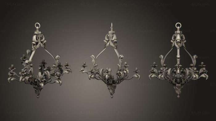 Lamp (Carved chandelier, SV_0040) 3D models for cnc