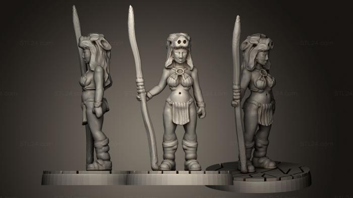 Toys (Barbarian Priestess, TOYS_0081) 3D models for cnc