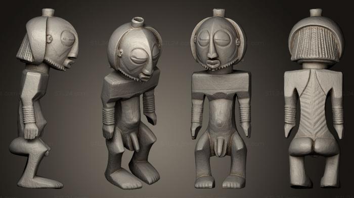 Игрушки (Фигурка предка мальчика Конго, TOYS_0099) 3D модель для ЧПУ станка