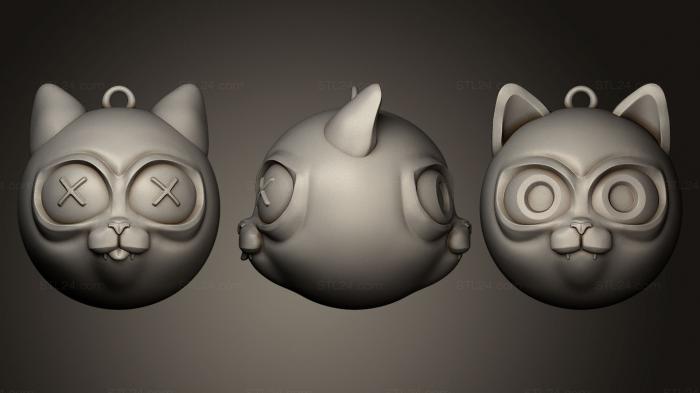 Toys (Cat Mas Tree Ornaments For 3d Print 1, TOYS_0107) 3D models for cnc