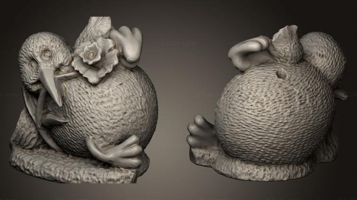 Игрушки (Фигурка птицы Киви для 3D-Печати, TOYS_0232) 3D модель для ЧПУ станка