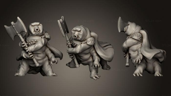 Toys (Tardigrade Barbarian, TOYS_0349) 3D models for cnc