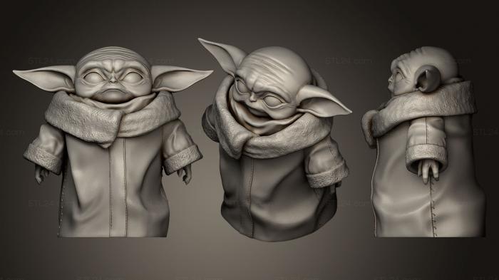 Toys (The Child Star Wars aka Baby Yoda, TOYS_0356) 3D models for cnc