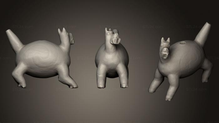 Toys (Underwater Panther c 1500 CE, TOYS_0385) 3D models for cnc