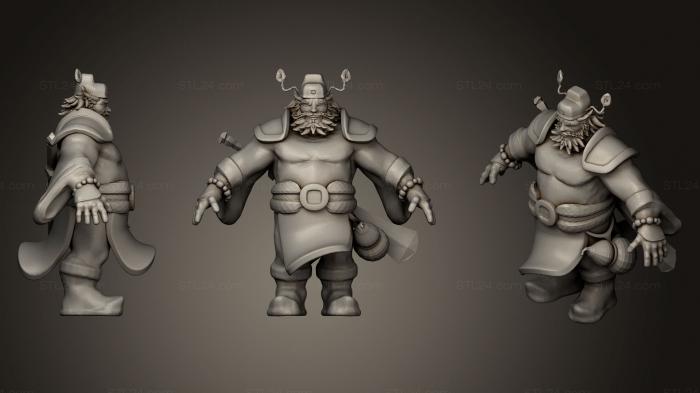 Toys (Zhong Kui the Chinese ghostbuster, TOYS_0403) 3D models for cnc