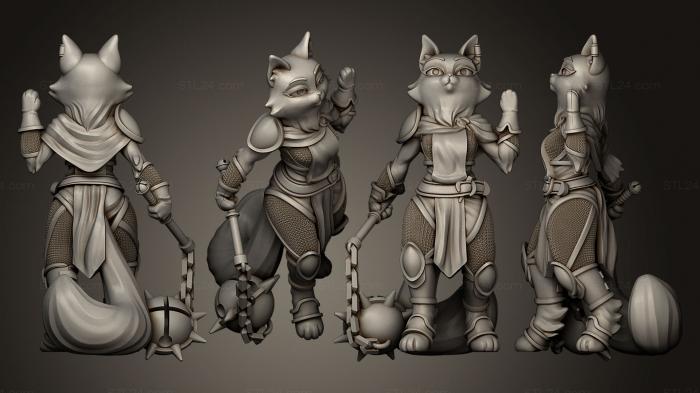 Toys (Adventure Cat Cleric, TOYS_0409) 3D models for cnc