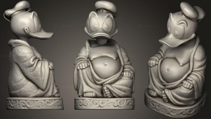 Toys (Donald Duck Buddha (Retro Collection), TOYS_0522) 3D models for cnc