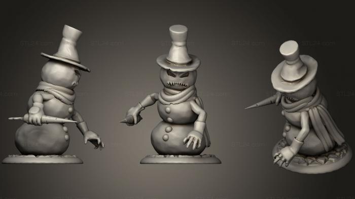 Toys (FROSTY THE EVIL SNOWMAN, TOYS_0554) 3D models for cnc
