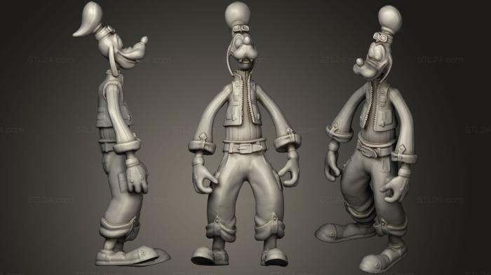 Toys (Kingdom Hearts Goofy, TOYS_0586) 3D models for cnc