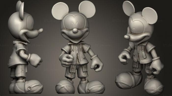 Игрушки (Kingdom Hearts Микки Маус, TOYS_0587) 3D модель для ЧПУ станка