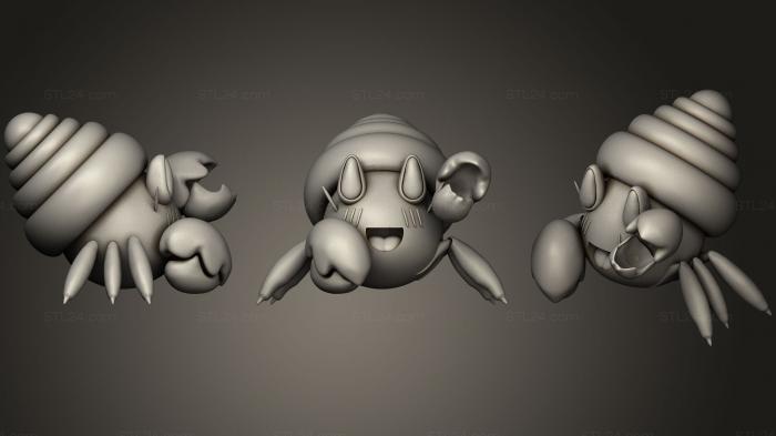 Игрушки (Куки - Рак-Отшельник 4, TOYS_0590) 3D модель для ЧПУ станка