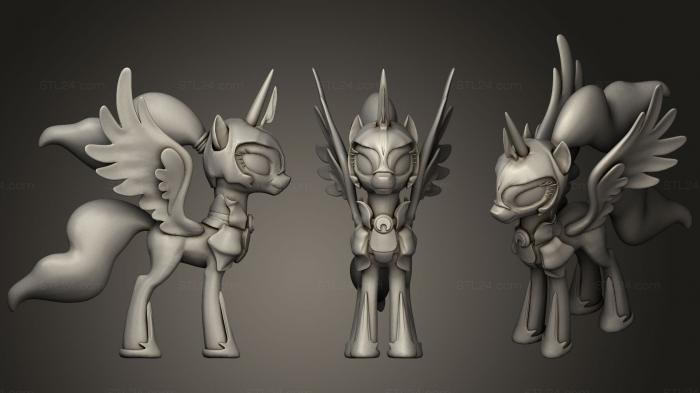 Toys (Luna In Armor (Easy Print), TOYS_0599) 3D models for cnc