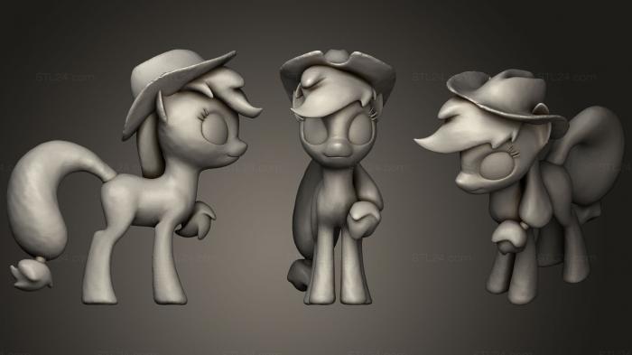 Toys (My Little Pony Applejack, TOYS_0617) 3D models for cnc