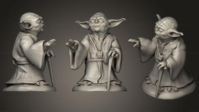 Yoda Using The Force Hollowed