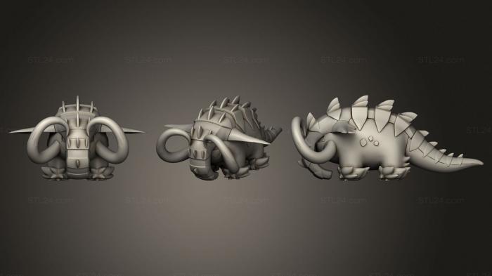 Toys (Armored monster 3, TOYS_0718) 3D models for cnc