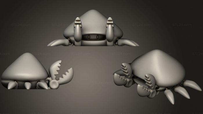 Toys (Articulating Crab, TOYS_0727) 3D models for cnc