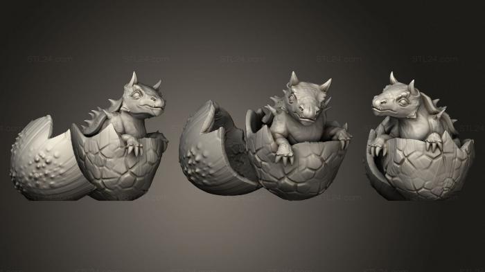Toys (Baby Tarrasque, TOYS_0751) 3D models for cnc