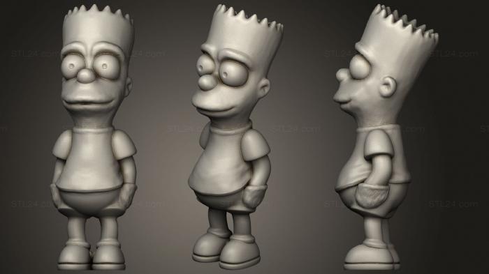 Toys (Bart Simpson, TOYS_0762) 3D models for cnc