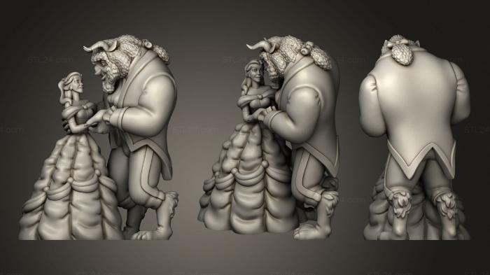 Игрушки (Красавица и чудовище, TOYS_0769) 3D модель для ЧПУ станка