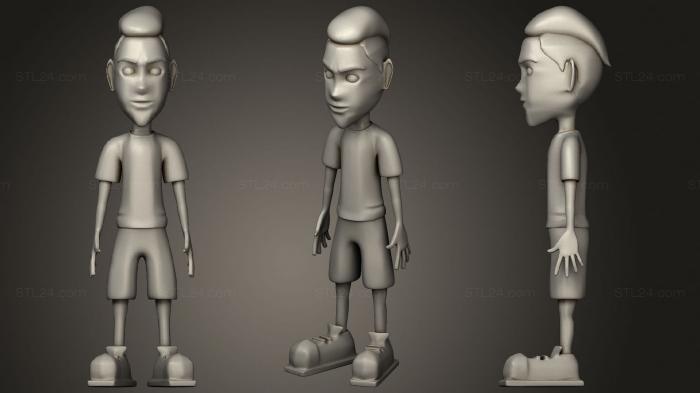 Toys (Cartoon boy, TOYS_0799) 3D models for cnc