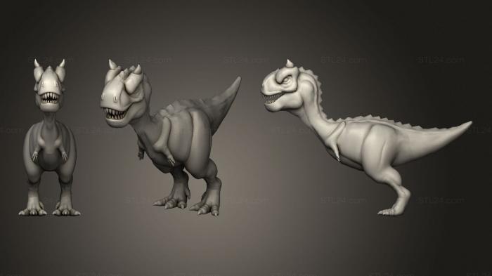 Toys (Cartoon Carnotaurus, TOYS_0800) 3D models for cnc
