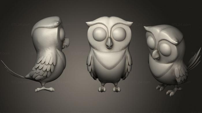 Toys (Cartoon Owl, TOYS_0805) 3D models for cnc