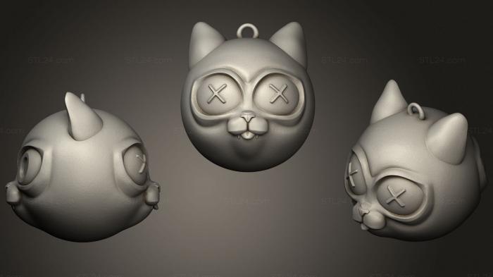Toys (Cat mas tree ornaments1, TOYS_0817) 3D models for cnc