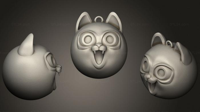 Toys (Cat mas tree ornaments3, TOYS_0819) 3D models for cnc