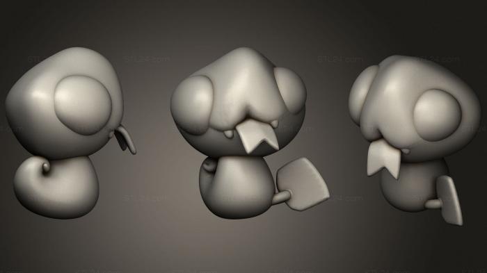 Игрушки (Милый Аид и его Спутница Фиди Аид, TOYS_0856) 3D модель для ЧПУ станка
